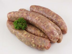 Bratwurst Sausage with Cheese and Peppercorn