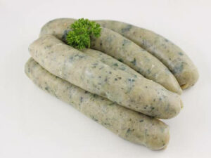 Chicken Spinach and Pine Nut Sausage